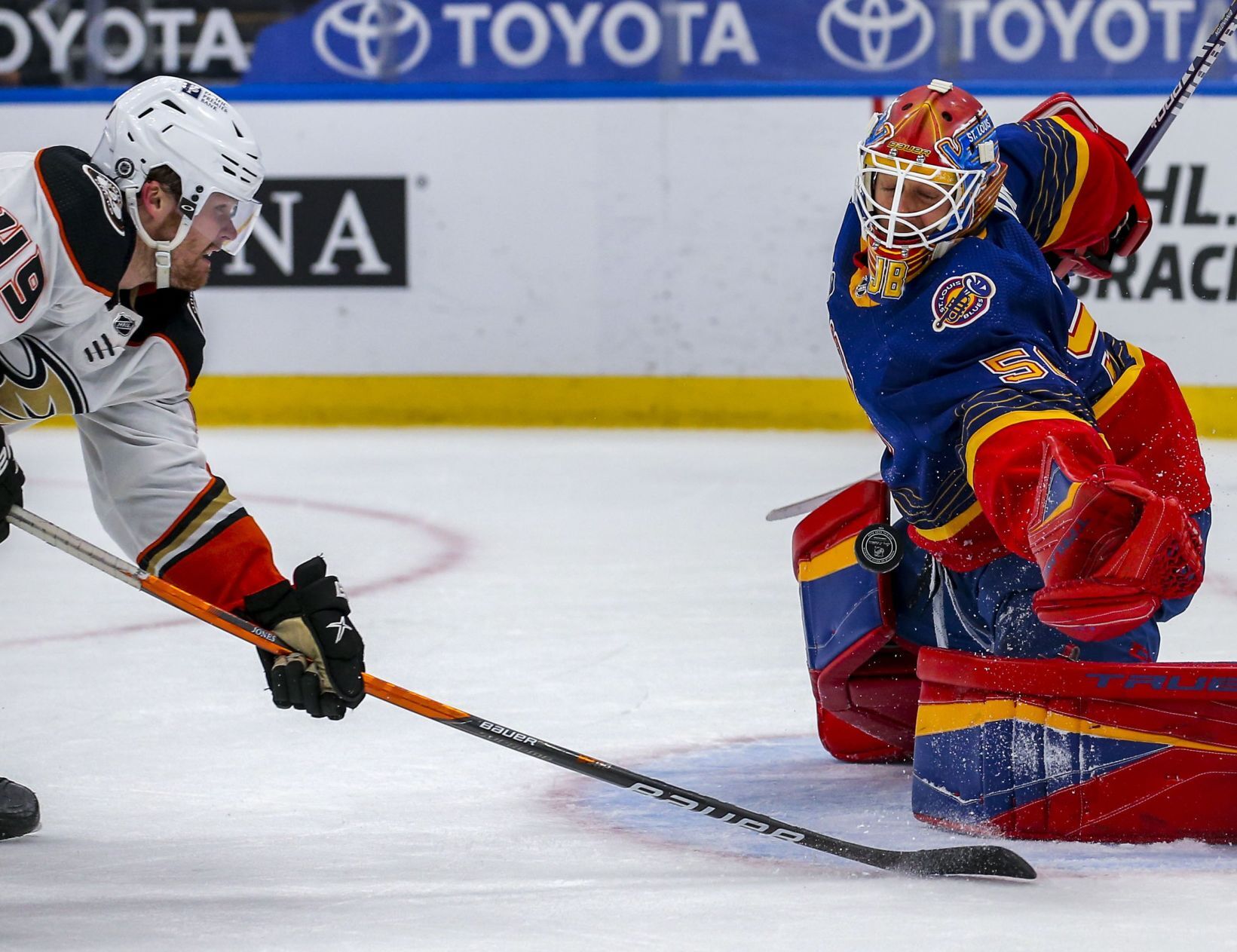Blues don't clinch; fall in shootout